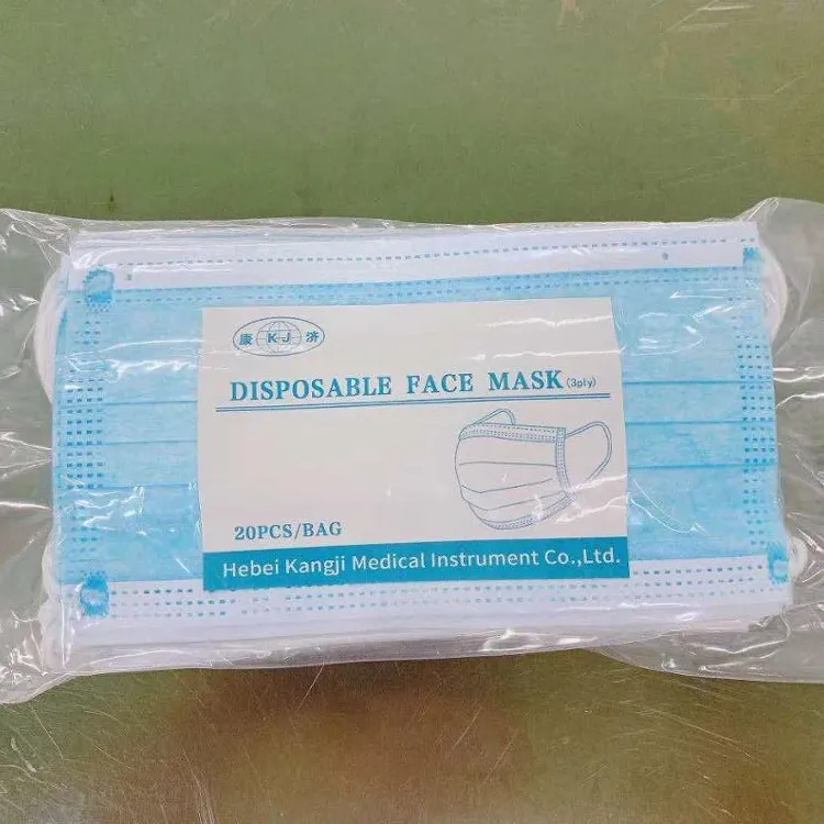 Disposable 3 Plys/3 Layers Non Woven/Melt Blown/Spunbond Fabric Breathing Protection Dust Anti Virus Ear Loop Flat Civil White Face Mask