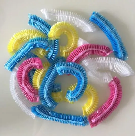 Disposable Caps Non-Woven Bouffant Dust Cap Hair Net, Elastic Free Size Bouffant Hats Disposable for Cosmetics, Beauty, Kitchen