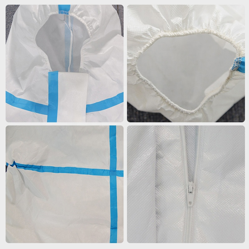 Disposable Coverall Safety Isolation Clothing Medical Suit