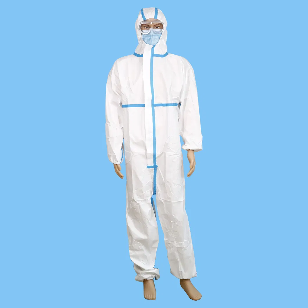 Disposable Coverall Safety Isolation Clothing Medical Suit
