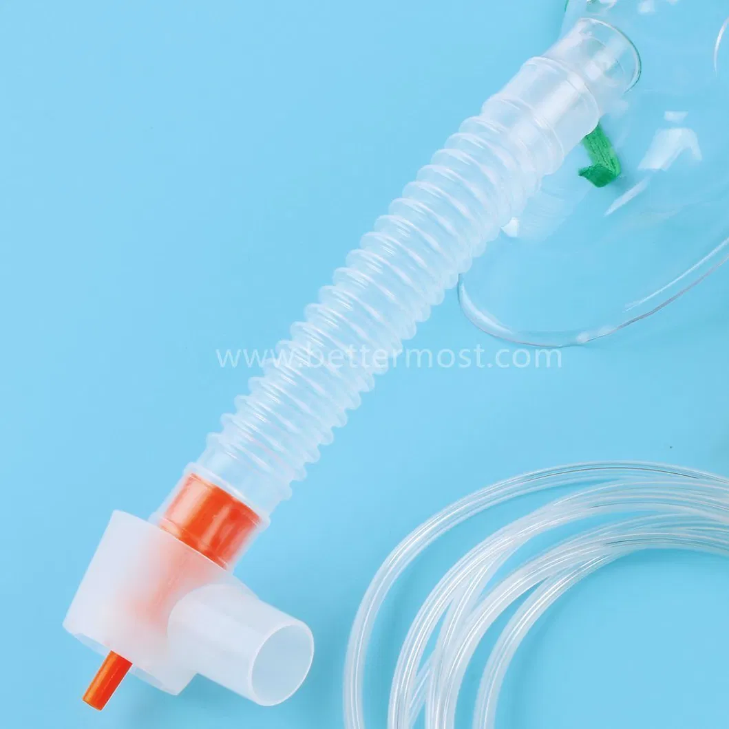 Disposable High Quality Medical PVC Dehp Free Oxygen Venturi Mask Size XL