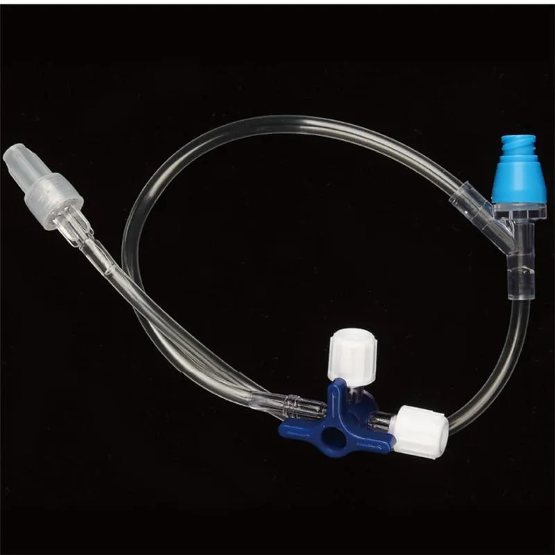 Disposable IV Flow Extension Tube with Flow Regulator IV Infusion Multi-Way Extension Tube