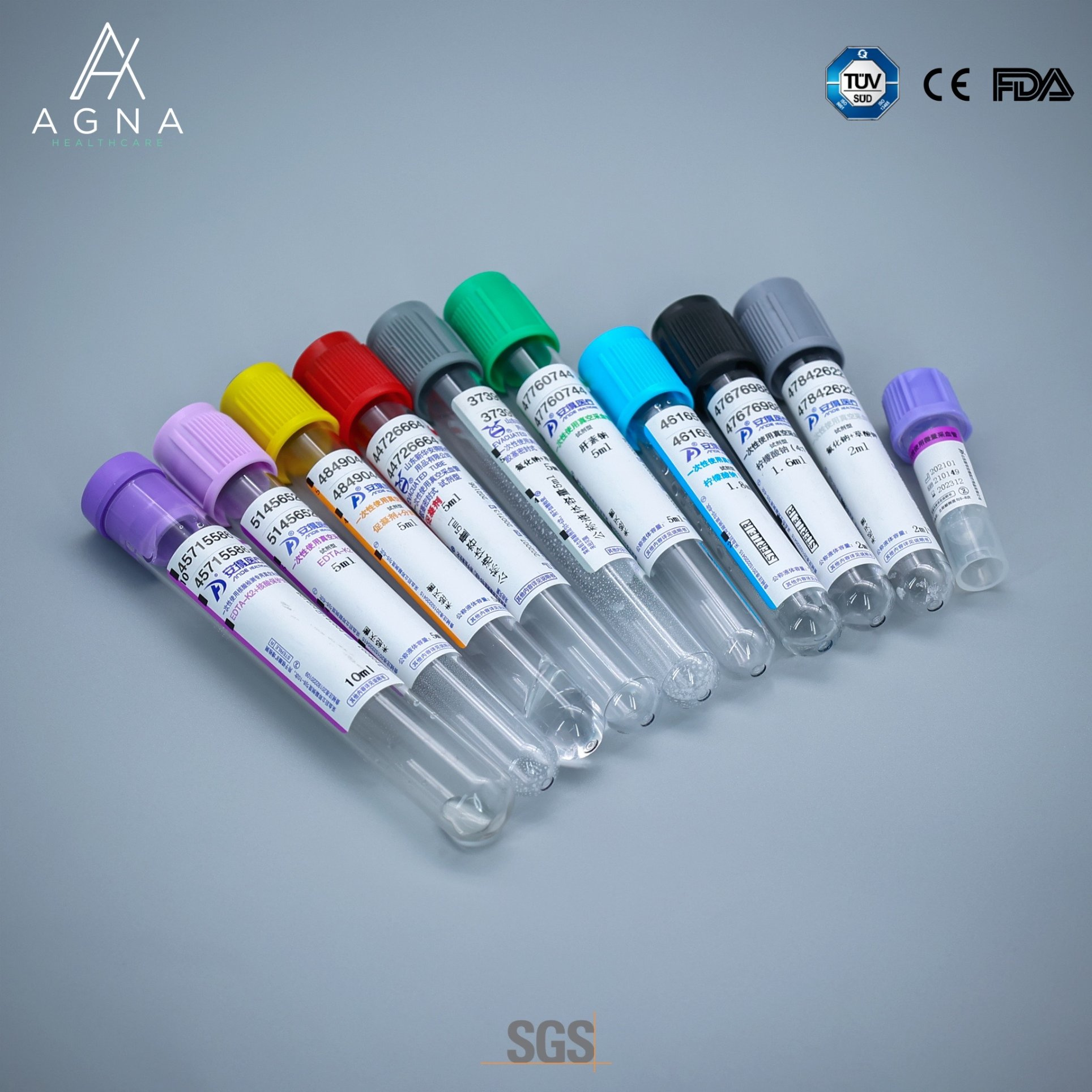 Disposable K2 K3 Vacuum Blood EDTA Collection Tube for Sale with CE/FDA/ISO