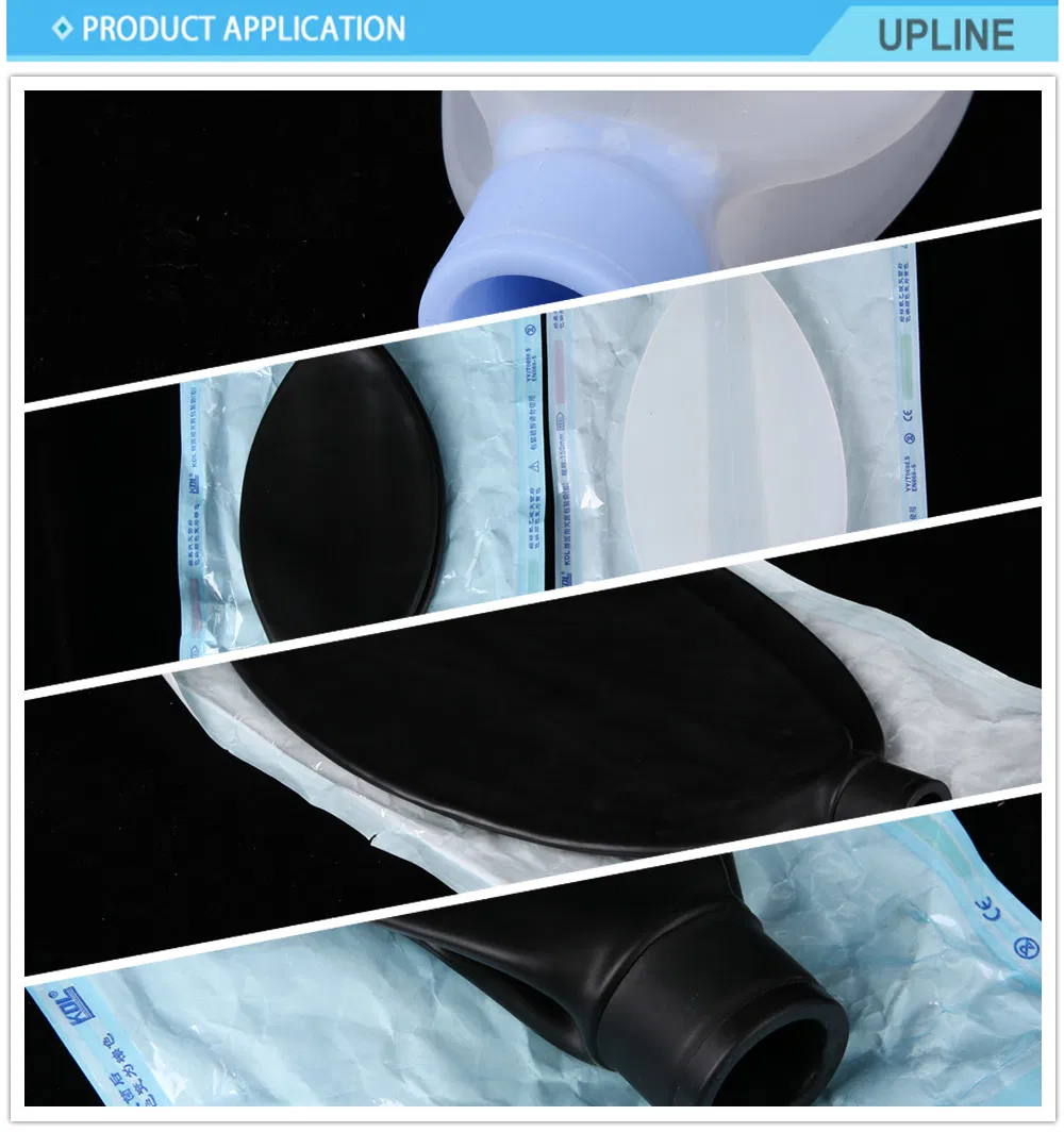 Disposable Latex Breathing Bag for Anesthesia Breathing Circuit Gray Color