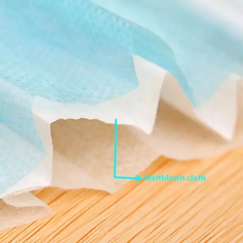 Disposable Masks Non-Woven Fabric Protective Layer Manufacture Supplier Masks