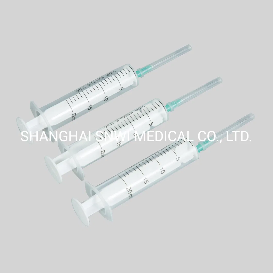 Disposable Medical Products Sterile Hypodermic Vaccines Injection Syringe Safety Syringe with CE ISO