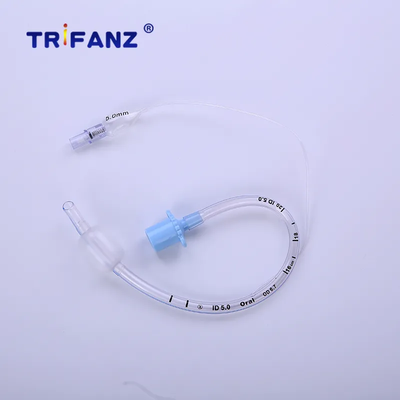 Disposable Medical PVC Tracheostomy Tube Cuffed