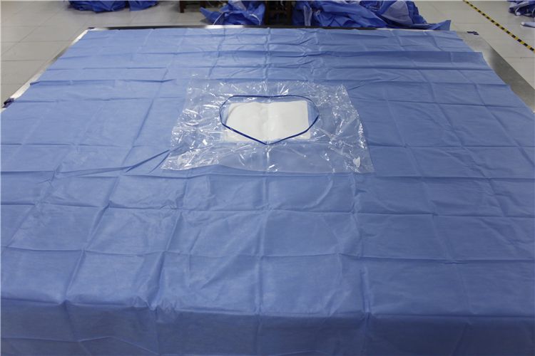 Disposable Medical Sterile Adhesive Surgical Drape for Caesarean Section