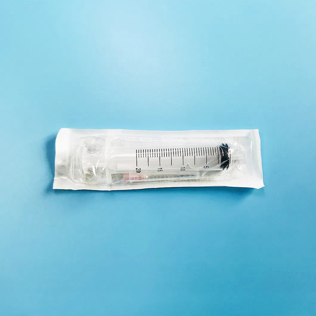 Disposable Medical Sterile Safety Syringe Injection with Needle Luer Lock 1cc