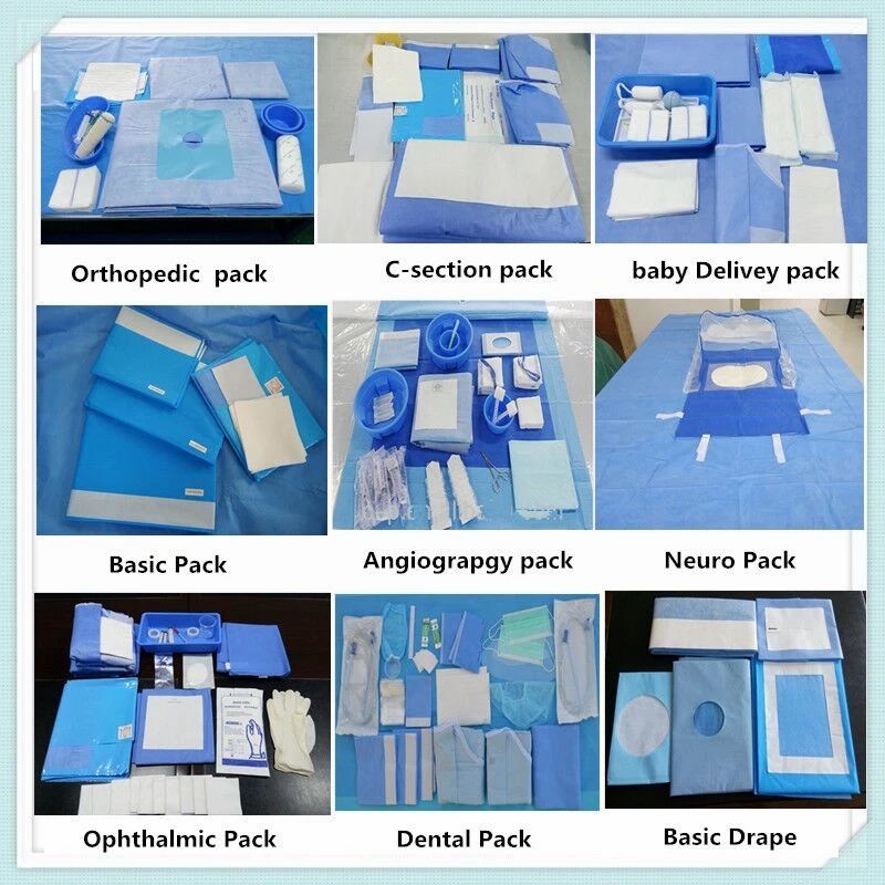 Disposable Medical Surgical Wound Care Dressing Pack Skin Lesion Kit