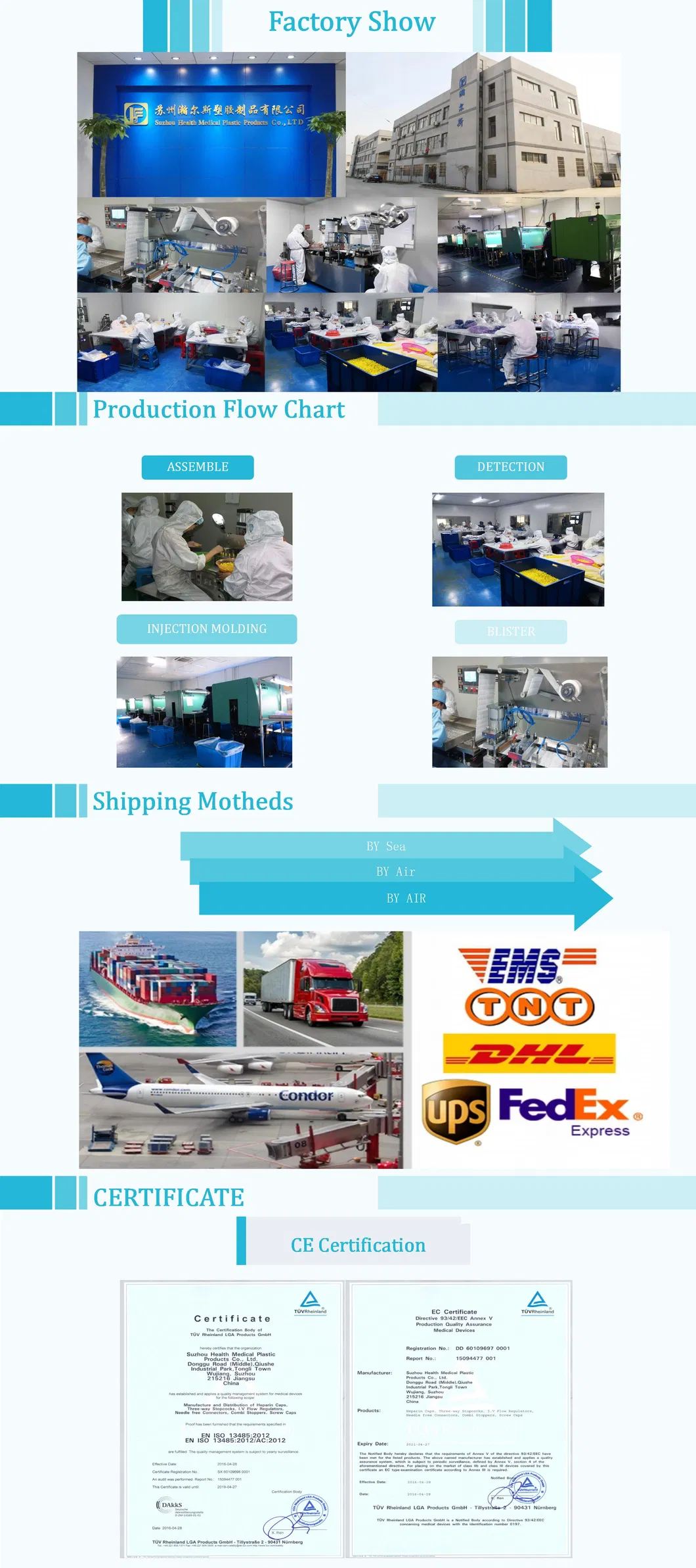 Disposable Luerlock Needle Free Connector Without Cap