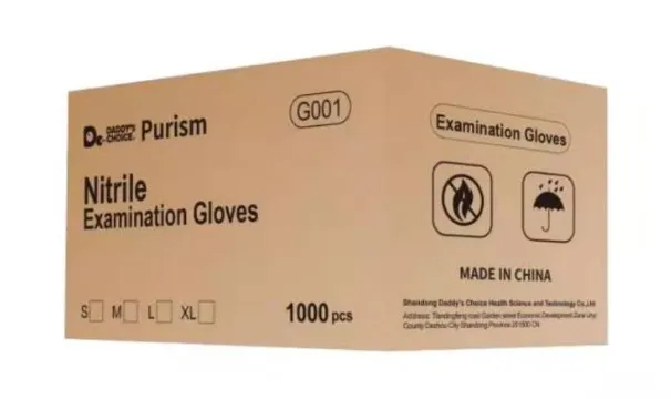 Disposable Nitrile Gloves Printed with Logo Food Nitrile Gloves Powder Free Nitrile Disposable Gloves