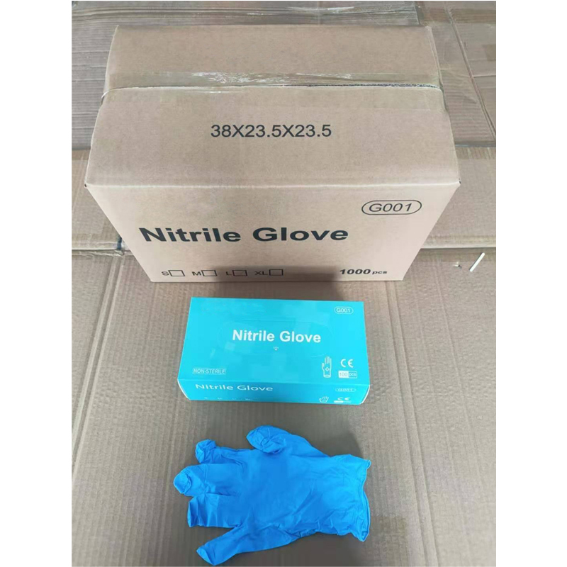 Disposable Nitrile Gloves Printed with Logo Food Nitrile Gloves Powder Free Nitrile Disposable Gloves
