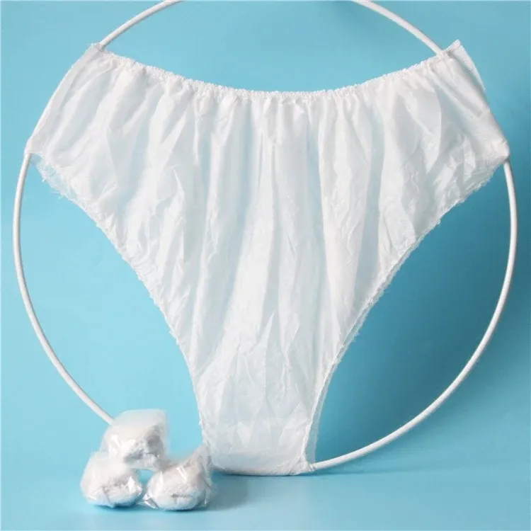 Disposable Non-Woven Fabric Underwear Women for Men SPA Massage Travel