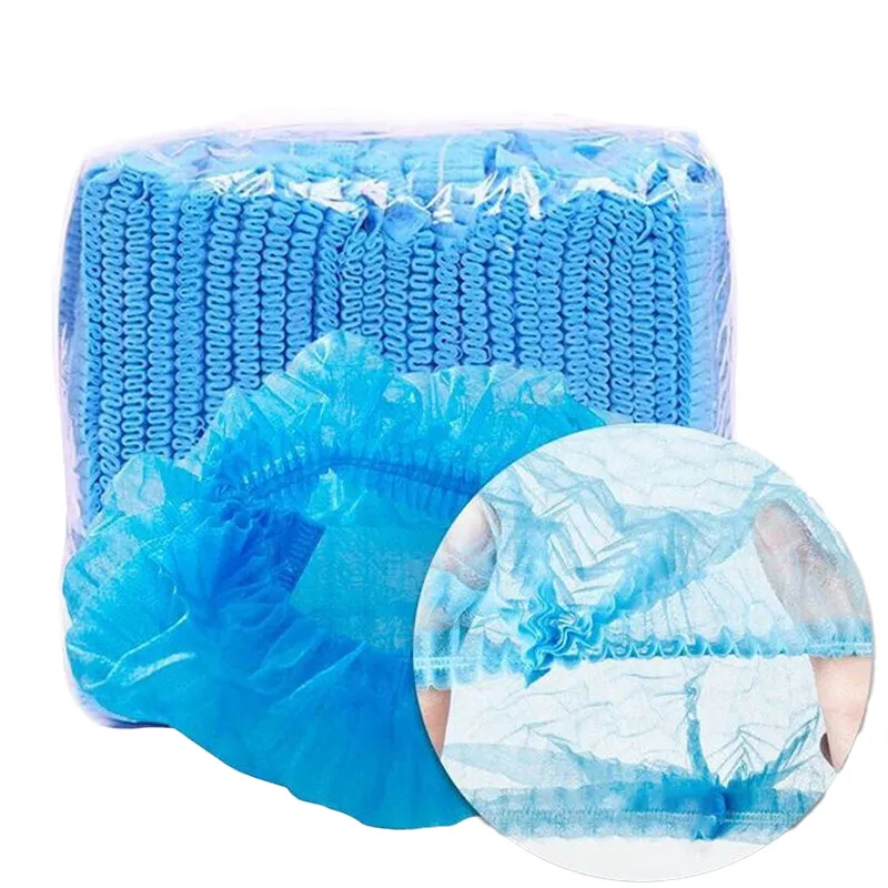 Disposable Non Woven Mob Cap / Clip Cap / Hairnet / Round Mob Caps