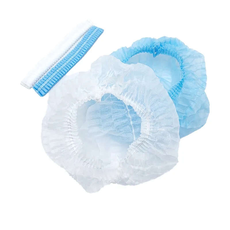 Disposable Non Woven Mob Cap / Clip Cap / Hairnet / Round Mob Caps