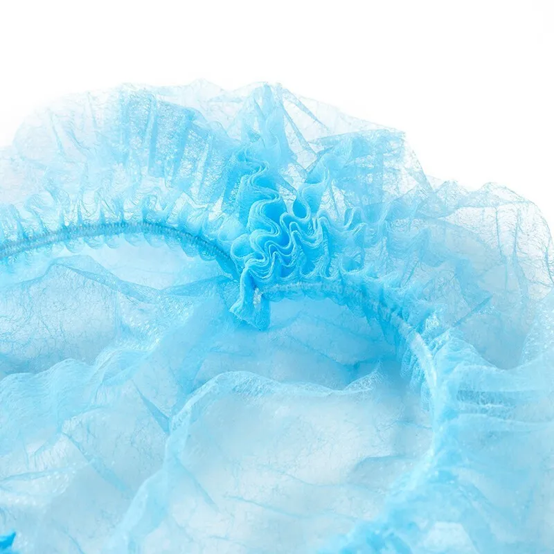 Disposable Non Woven Mob Cap / Clip Cap / Hairnet / Round Mob Caps
