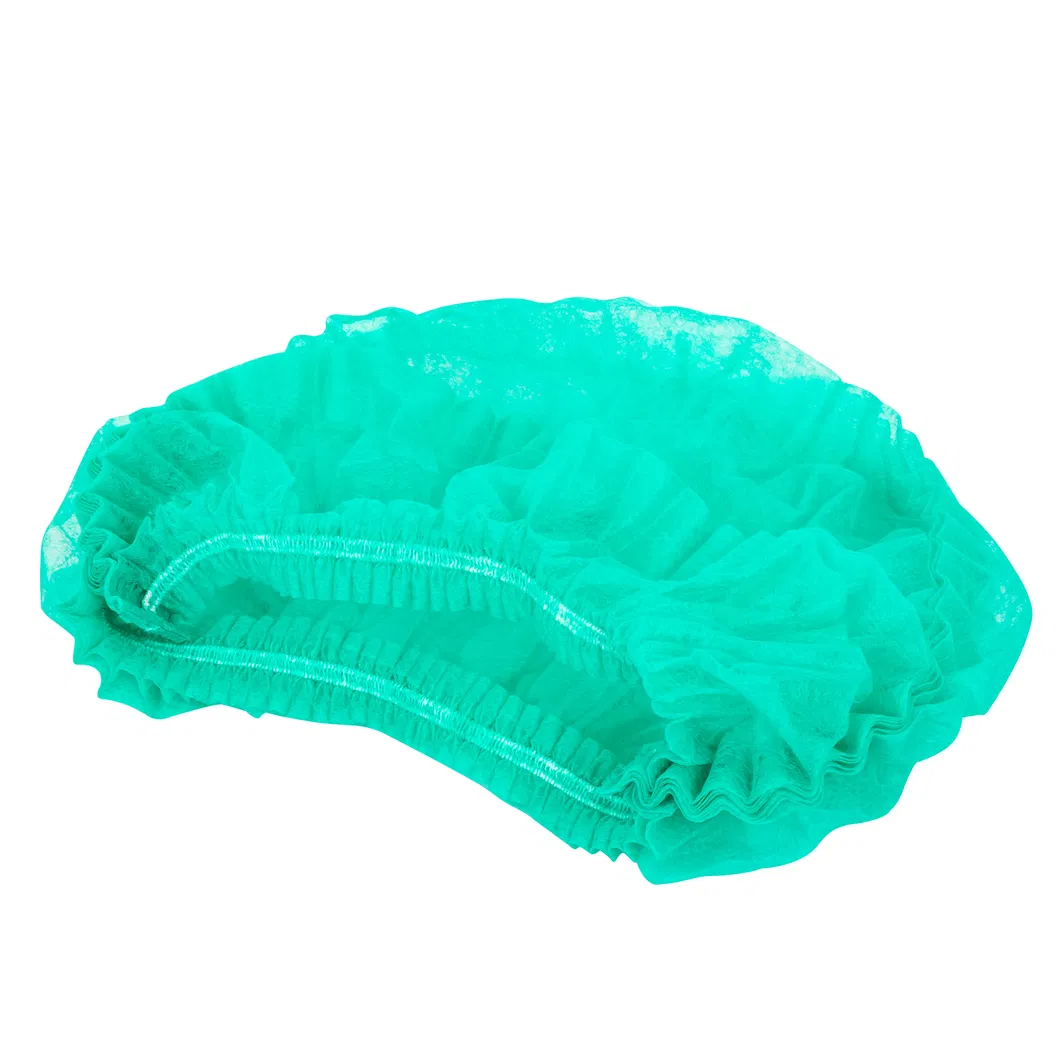Disposable Non Woven Single Elastic Double Elastic Clip Cap PP Clip Cap