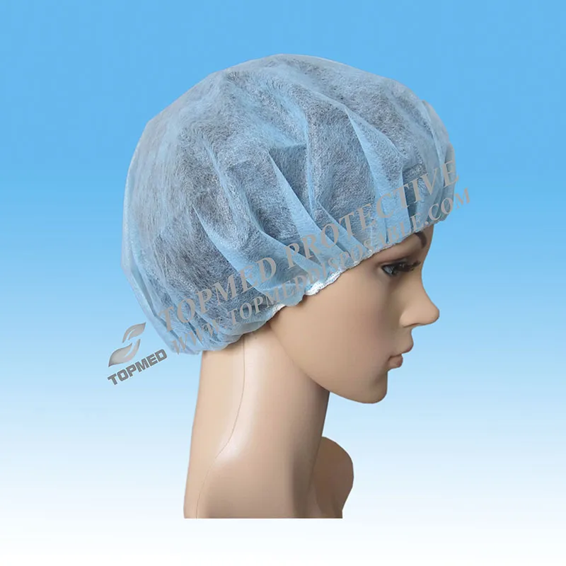 Disposable Non-Woven Surgical Cap Medical Nurse Cap for Hospital Medical