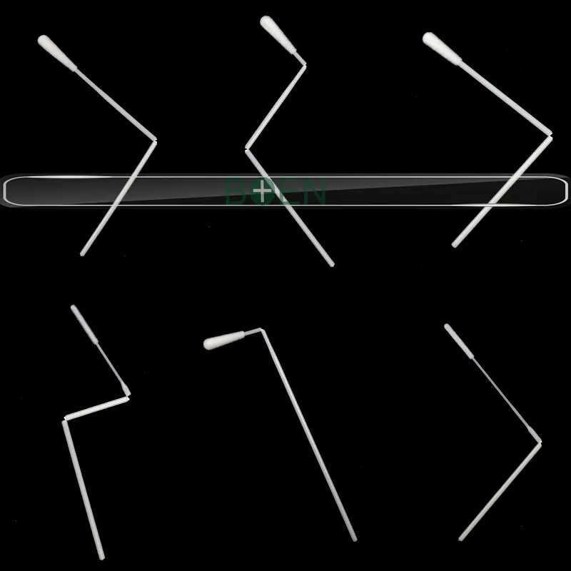 Disposable Oropharyngeal Sampling Sample Collection Nylon Flocked Throat Sampler