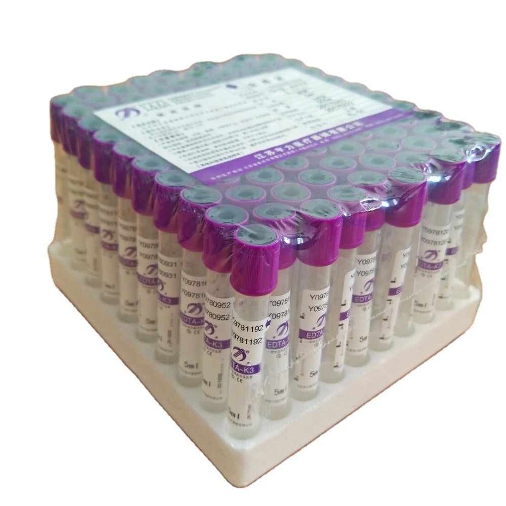 Disposable Pet EDTA K2/K3 Vacuum Blood Collection Tube