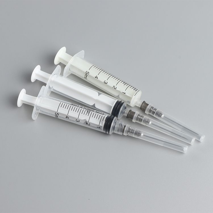 Disposable Plastic Empty Luer Lock/Slip Integra Medical 5ml Syringe with Needle