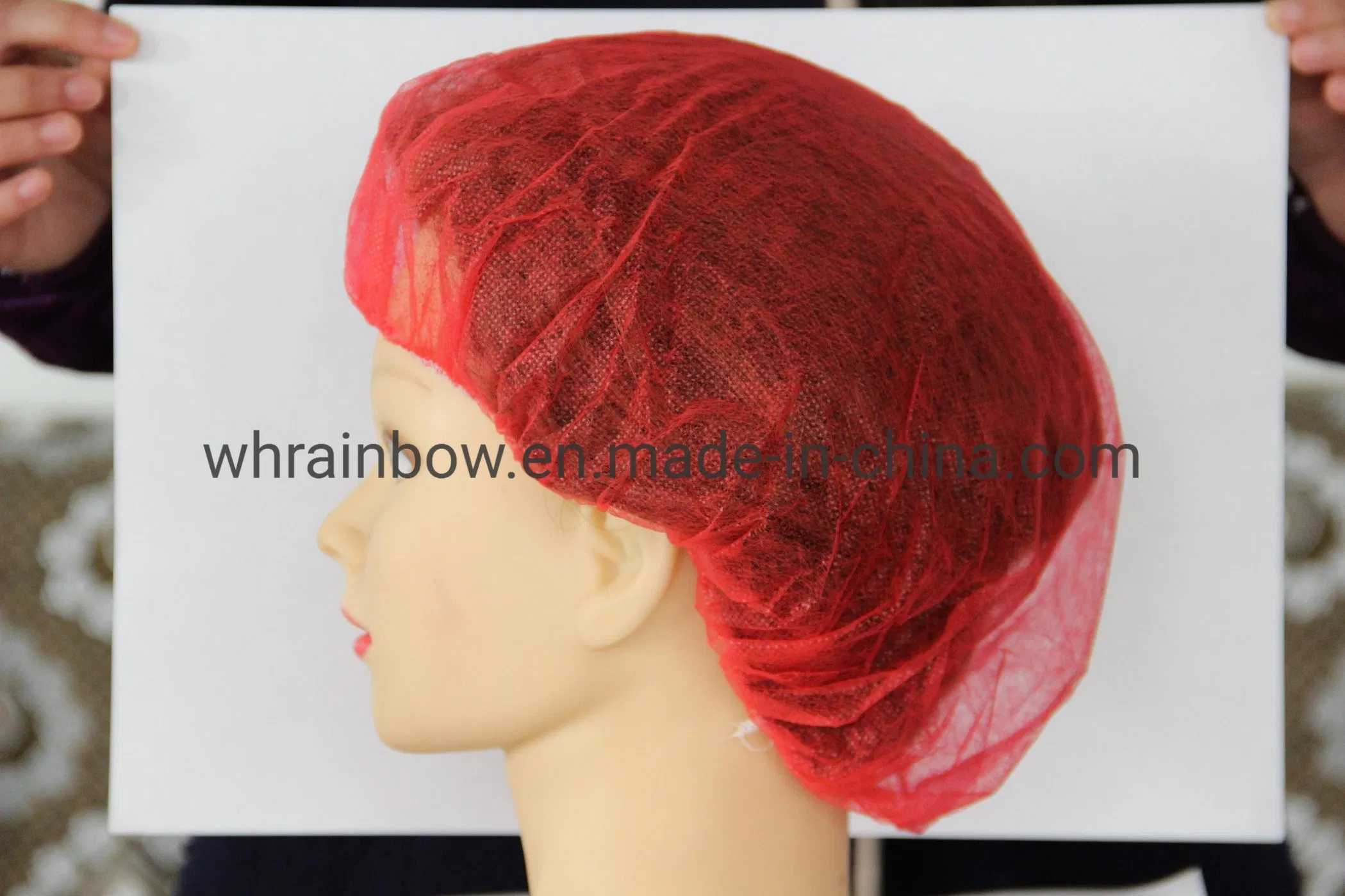 Disposable Plastic Strip/Clip/Bouffant/Mop/Nonwoven/PP Cap Shower/Bathing/Hotel Cap /Nurse/ Doctor Cap /Medical/Surgical Cap with Elastic Polypropylene Fabric