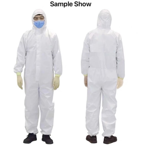 Disposable Protective Non Woven Suit Full Cover Protect Clothing