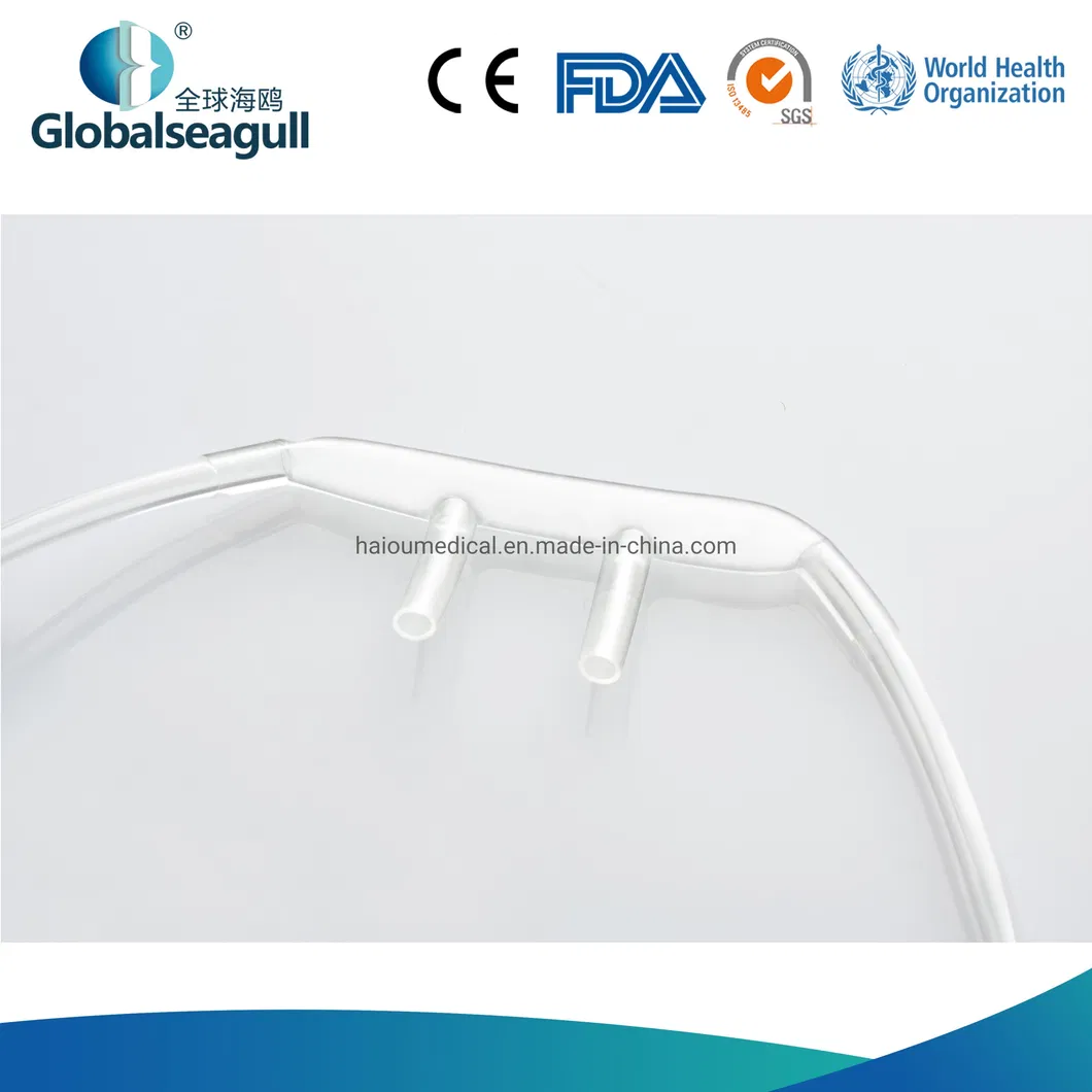 Disposable PVC Nasal Oxygen Cannula for Adult