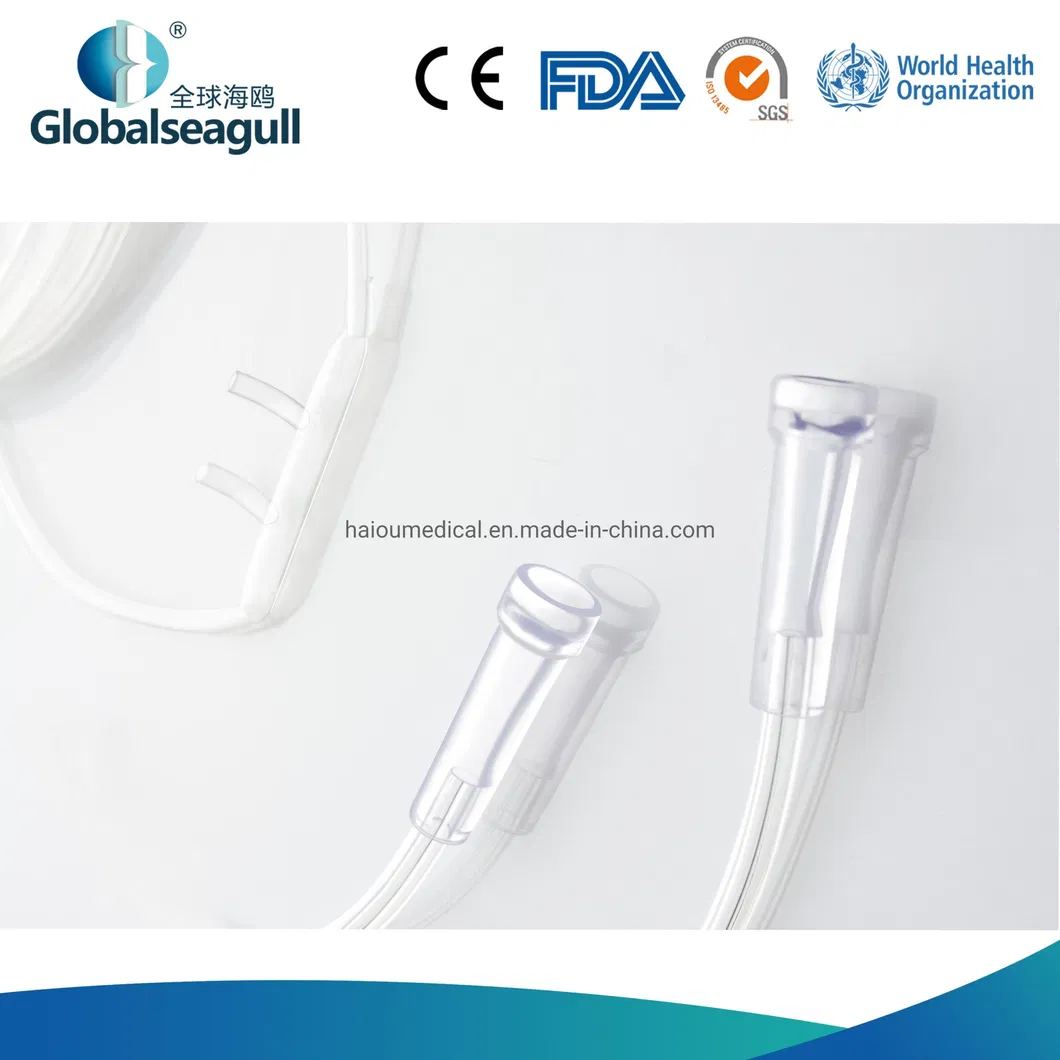 Disposable PVC Nasal Oxygen Cannula for Adult