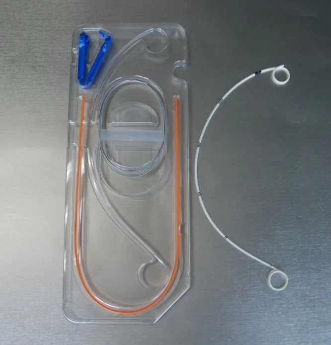 Disposable Ureteral Stent Single J Catheter Pigtail Stent Sizes From 4f to 8f