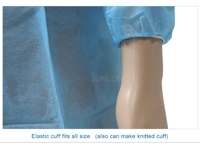 Disposable Visitor Gowns in Blue Color