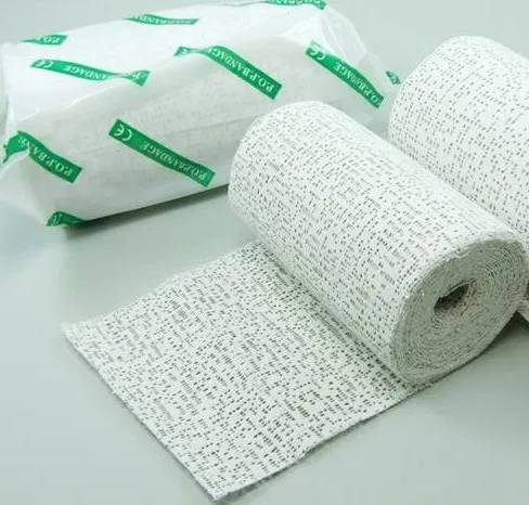Elastic Crepe Bandage Orthopaedic Plaster of Paris Pop Gauze Bandage