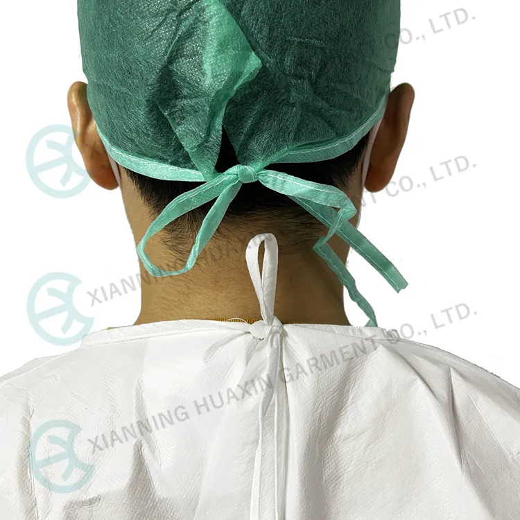 En13034 En1073 Type5/6 Disposable Isolation Gown Protective Clothing Apron