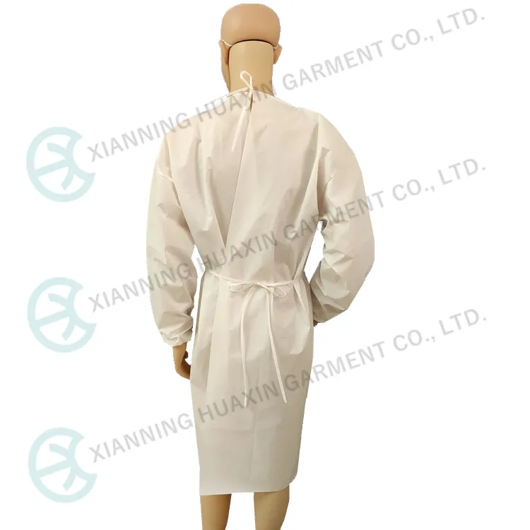 En13034 En1073 Type5/6 Disposable Isolation Gown Protective Clothing Apron