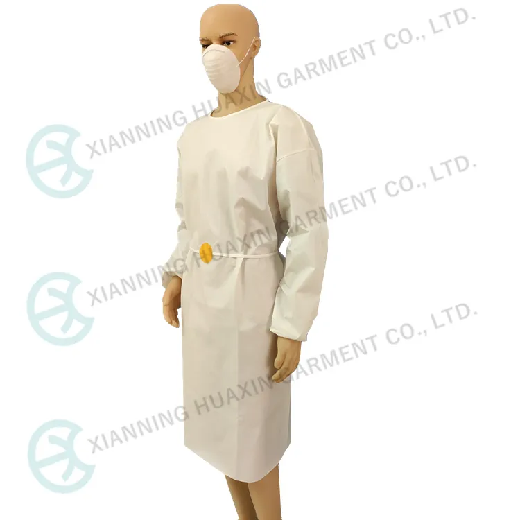 En13034 En1073 Type5/6 Disposable Isolation Gown Protective Clothing Apron