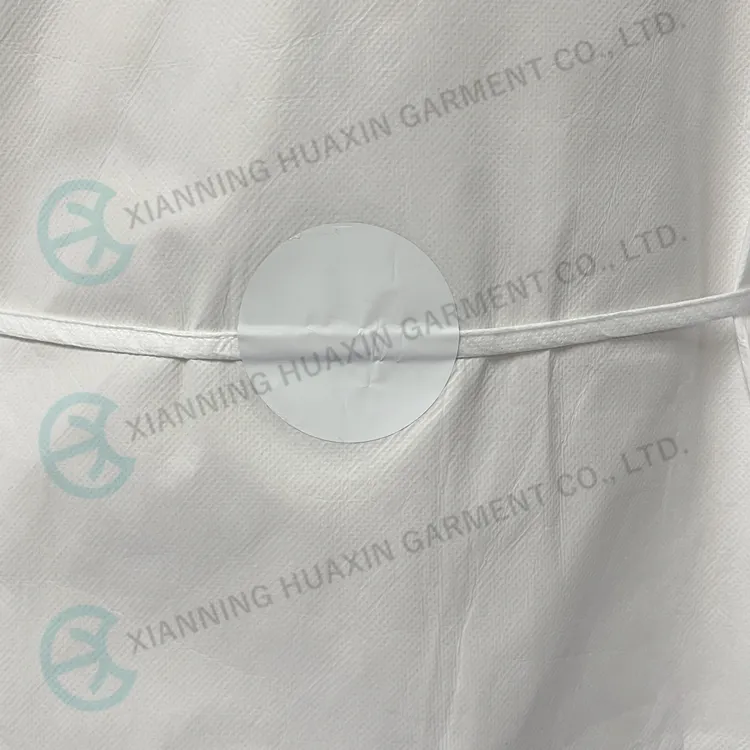En13034 En1073 Type5/6 Disposable Isolation Gown Protective Clothing Apron