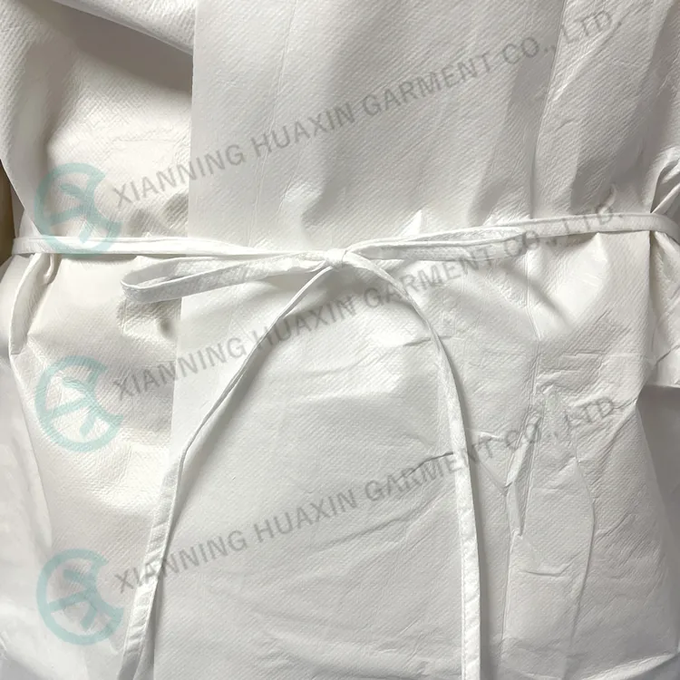 En13034 En1073 Type5/6 Disposable Isolation Gown Protective Clothing Apron