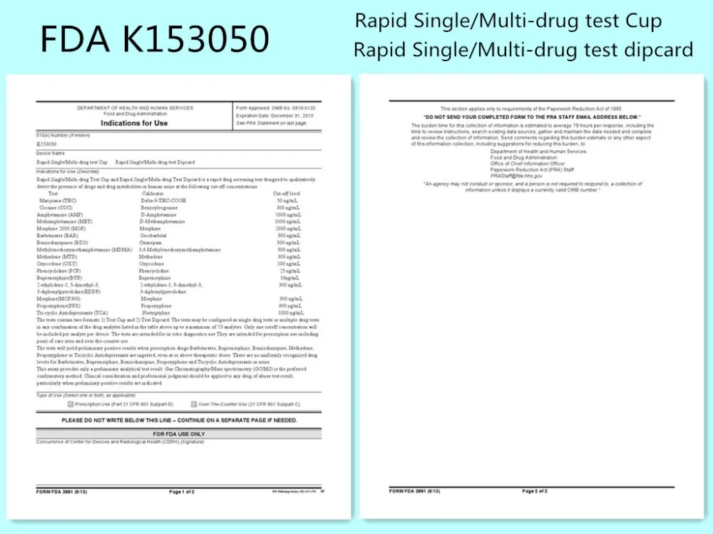 Ethyl Glucuronide Test One Step Etg Rapid Test Card