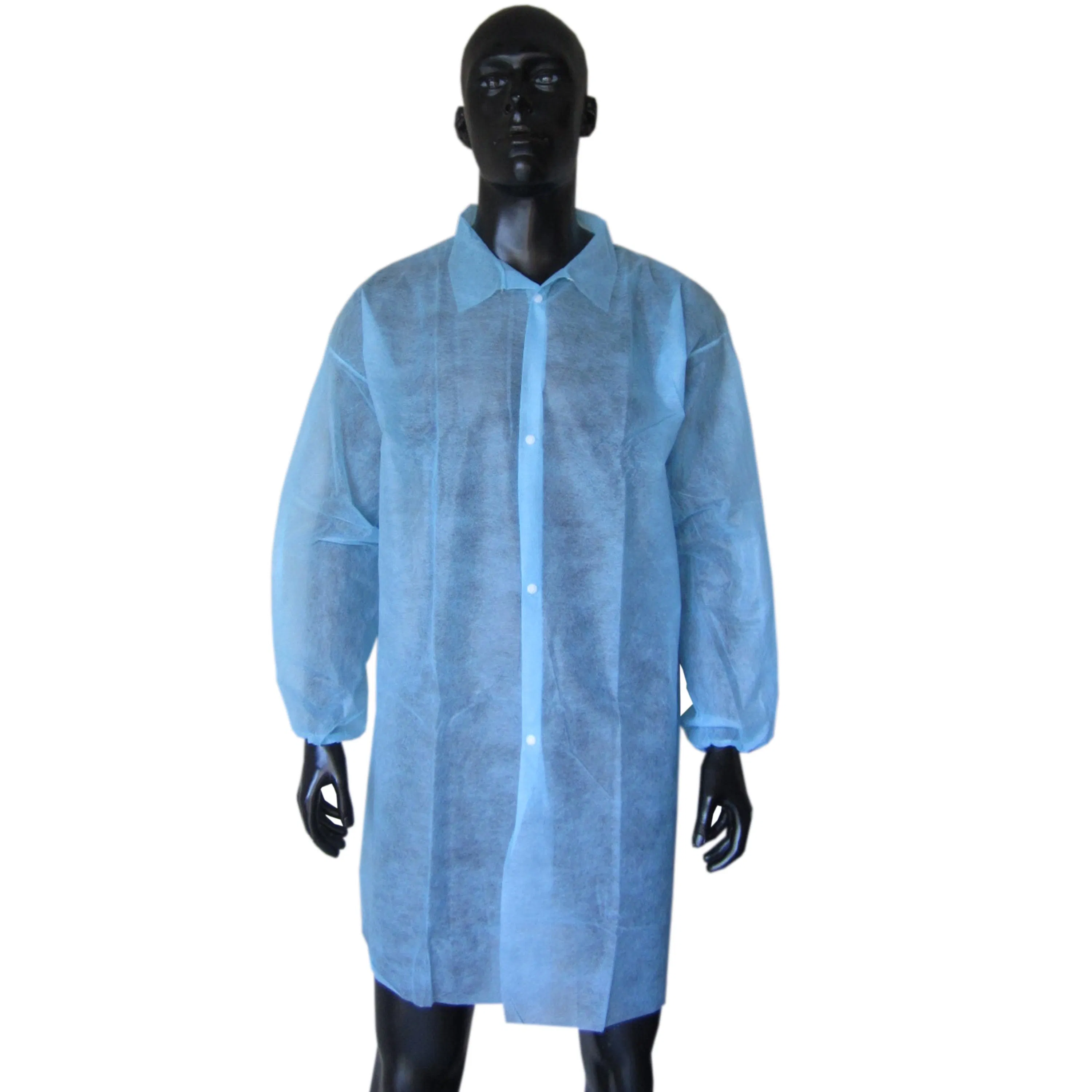 EU Standard Hospital Uniform Surgical Coat Disposable Lab Coats Hospital Visitor Coat