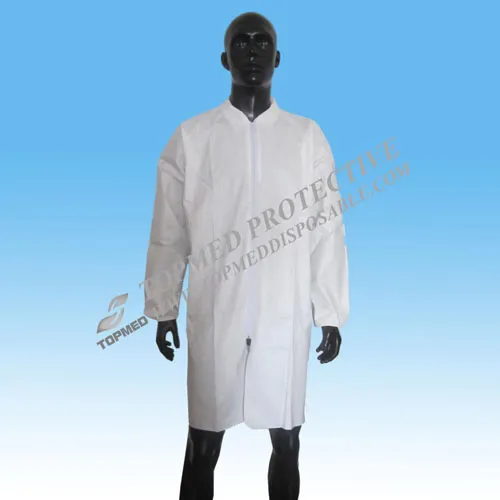 EU Standard Hospital Uniform Surgical Coat Disposable Lab Coats Hospital Visitor Coat