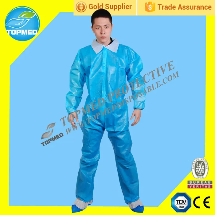 EU Standard Hospital Uniform Surgical Coat Disposable Lab Coats Hospital Visitor Coat
