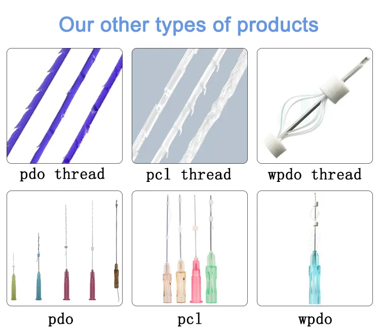 Facial Beauty Pdo Barbed 3D Meso Thread Lift Korea