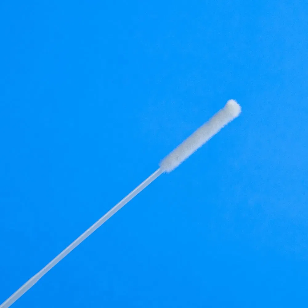 Factory Direct Supply Disposable Sterile Flocked Nasal Swabs 8cm Breakpoint Swabs