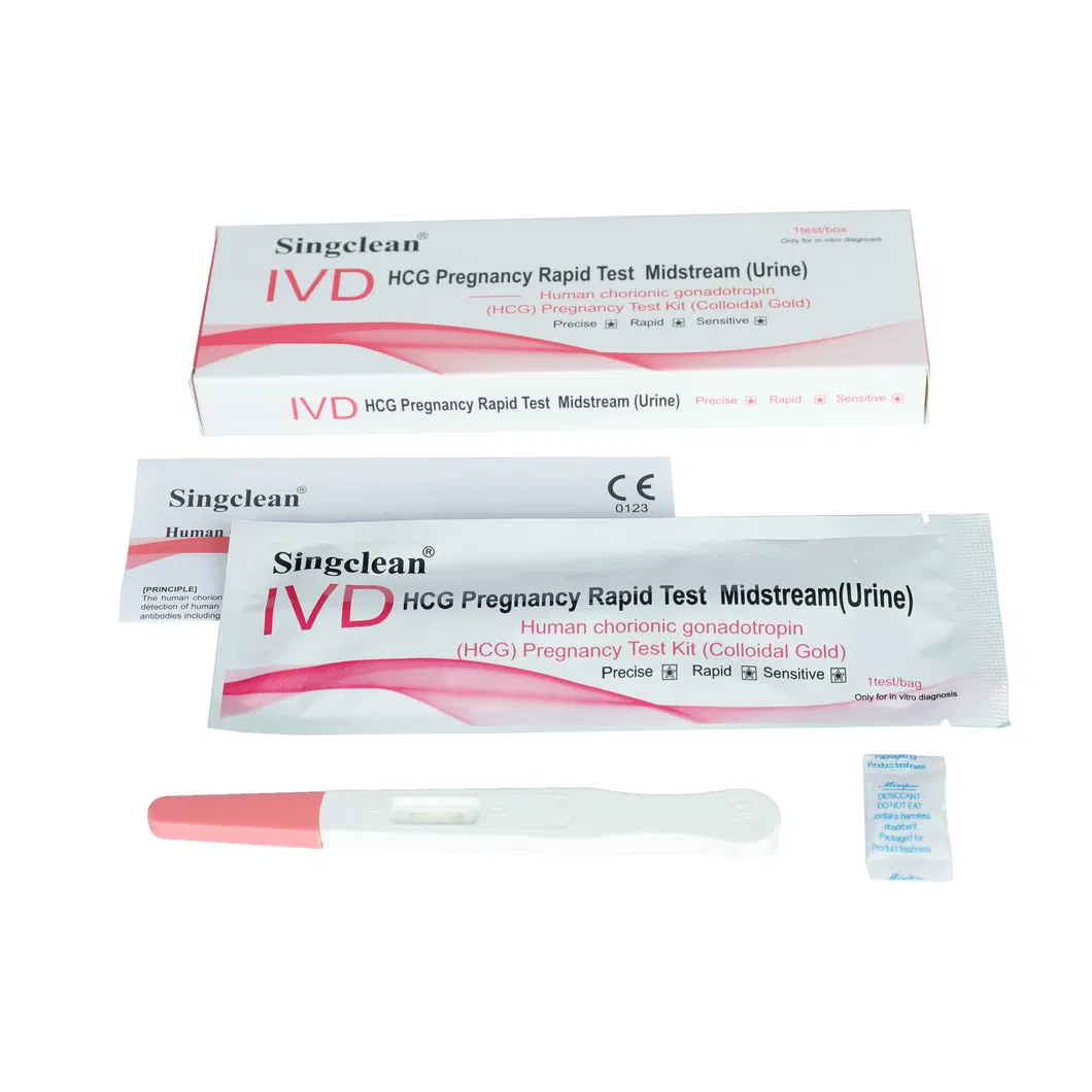 Factory Price Wholesale One Step HCG Midstream Pregnancy Test Midstream/Pen