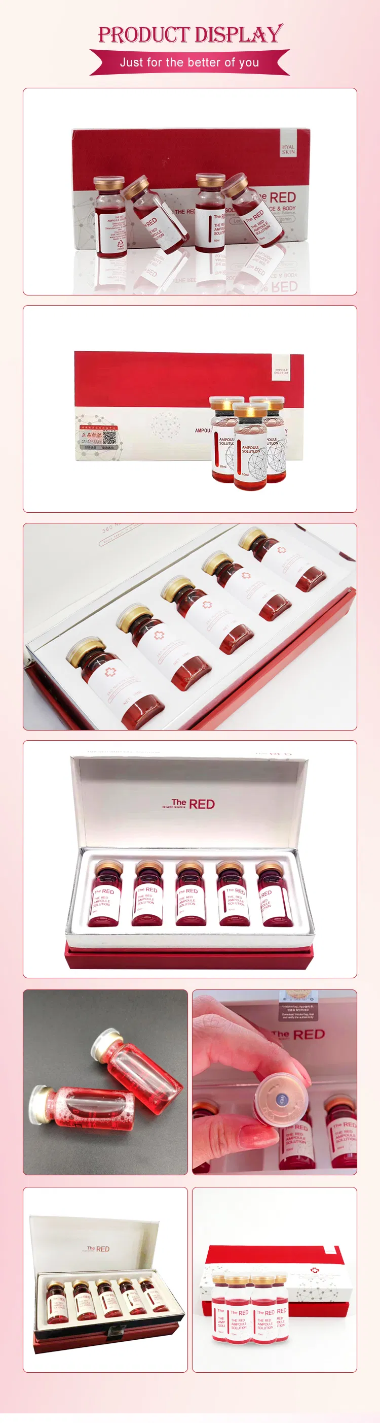 Fat Melting Injections Mesotherapy Korea Weight Loss Slimming The Red Ampoule Solution
