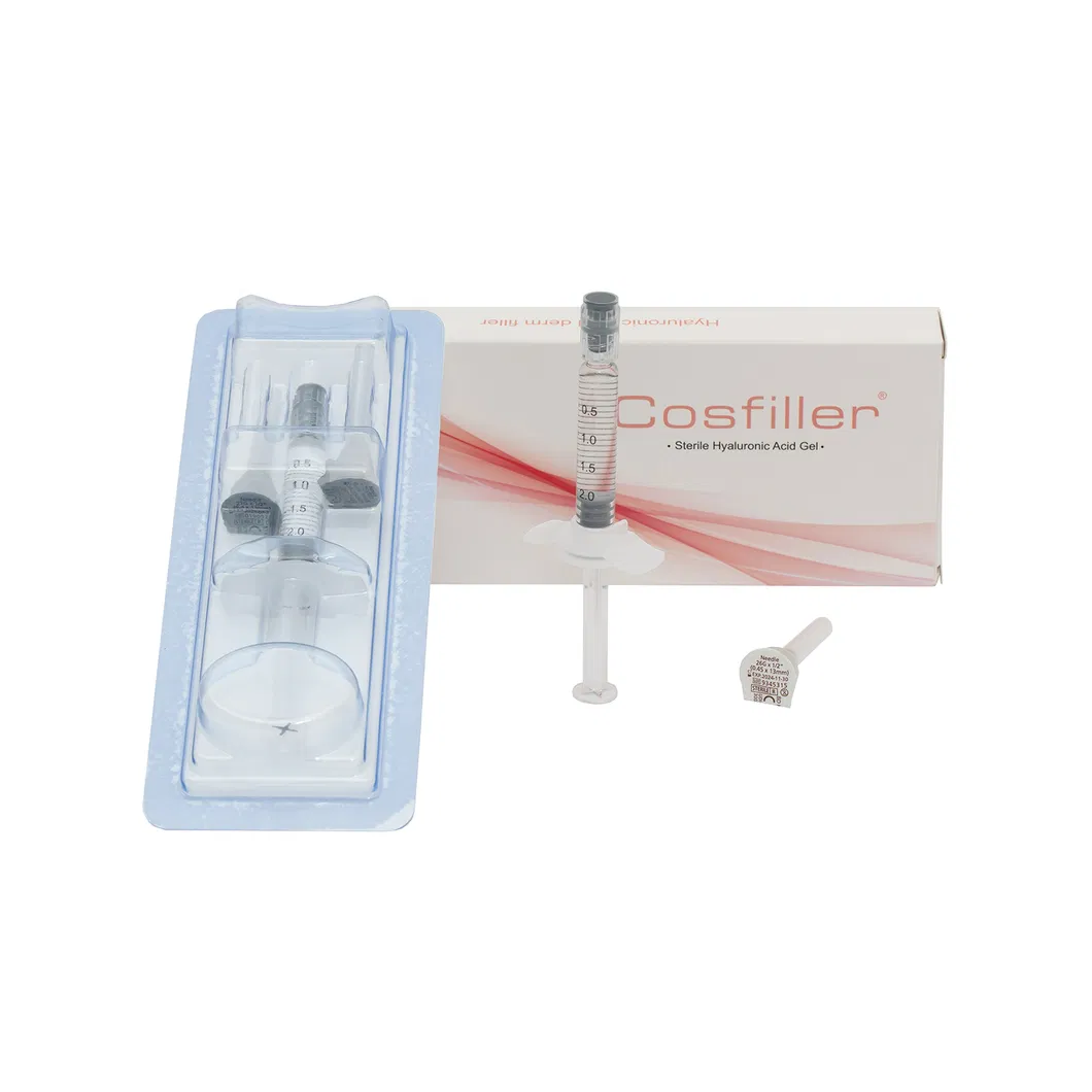 Fine/Derm/Deep 1ml 2ml Cross Linked Ha Injectable Hyaluronic Acid Dermal Filler for Nose