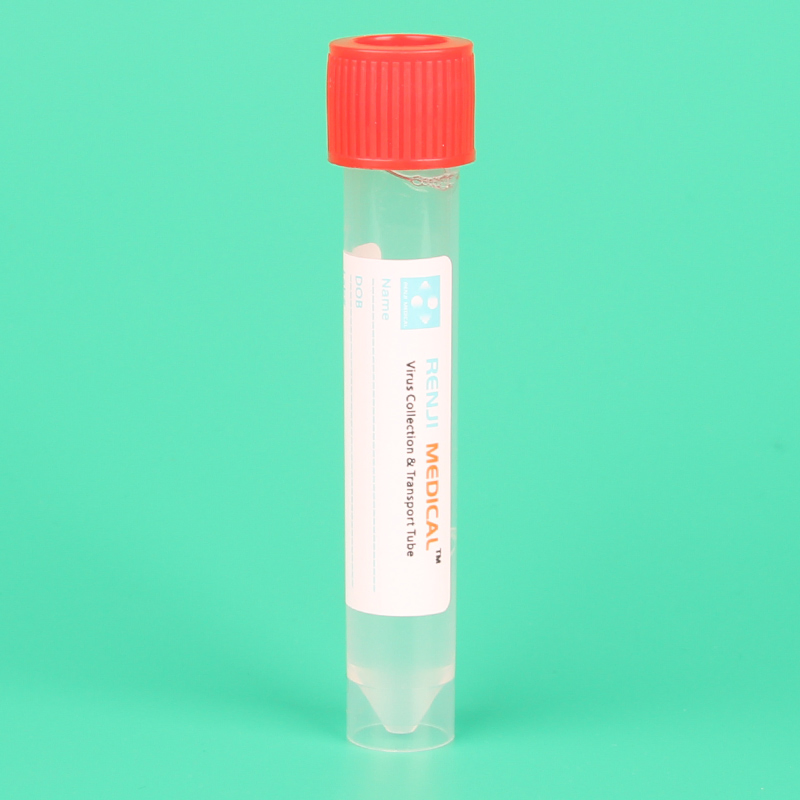 Flu Test Kit Viral Transport Medium Nasal Swab Flocked Swab Kit Clinical Sampling Kit Vtm