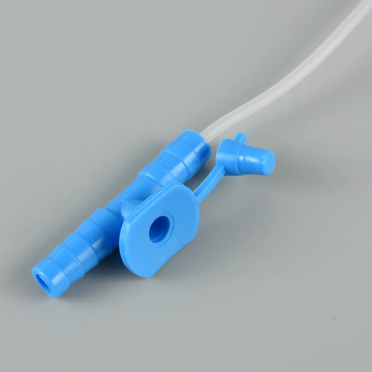 Fr6-Fr24 PVC Sterile Disposable Suction Catheter with Valve