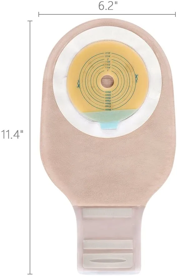 Free Sample Medical Convenient Scale Colostomy Pouch Surgical Illeostomy Hydrocolloid Colostomy Bag